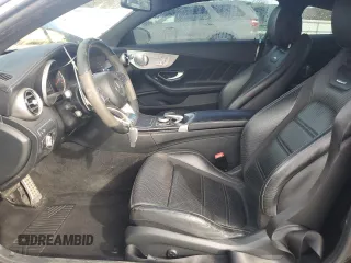2017 Mercedes-Benz C 63 S AMG with VIN WDDWJ8HB9HF458856, listed as a Copart auction lot 50197615 with 48,293 mi miles and Salvage Title. Bid and sale history available at carsss.com. Image 7.