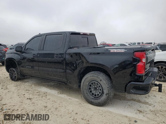 2022 Chevrolet Silverado 1500 LT Trail Boss with VIN 3GCUDFET5NG654765, listed as a Copart auction lot 82947694 with 77,747 mi miles and Salvage Title. Bid and sale history available at DreamBid. Image 2.