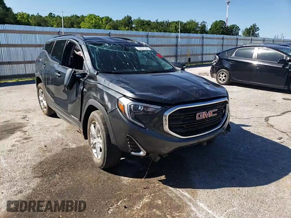 2019 GMC Terrain SLE with VIN 3GKALMEVXKL117425, listed as a Copart auction lot 57951545 with 72,957 mi miles and Salvage title. Bid and sale history available at DreamBid. Image 14.