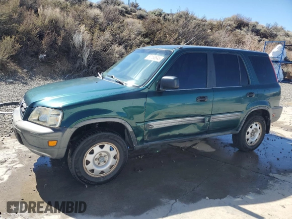 1999 Honda CR-V LX with VIN JHLRD1847XC055047, listed as a Copart auction lot 50158845 with 203,986 mi miles and Salvage Title. Bid and sale history available at carsss.com. Image 1.