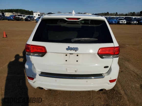 2014 Jeep Grand Cherokee Overland with VIN 1C4RJECGXEC529438, listed as a Copart auction lot 45693285 with 154,674 mi miles and Salvage Title. Bid and sale history available at carsss.com. Image 6.