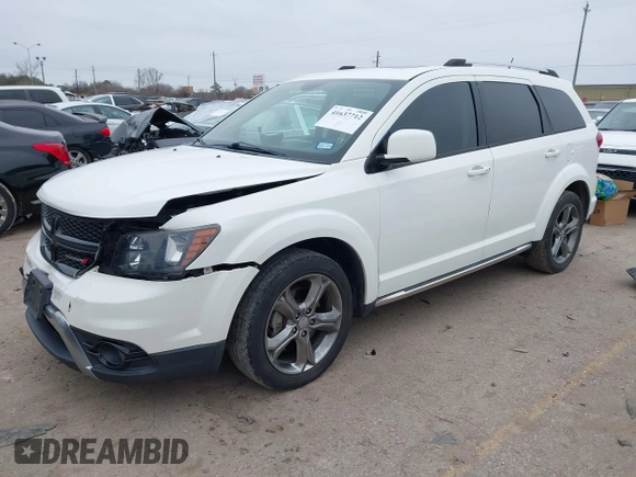 2016 Dodge Journey Crossroad Plus z VIN 3C4PDCGB9GT148592, wystawiony jako IAAI lot #41637712 z przebiegiem 145 662 mil mil oraz . Historia ofert i sprzedaży dostępna na DreamBid. Obrazek 17.