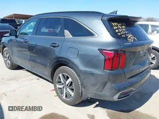 2021 Kia Sorento S with VIN 5XYRL4LC4MG045731, listed as a IAAI auction lot 41631135 with 35,441 mi miles and . Bid and sale history available at DreamBid. Image 3.