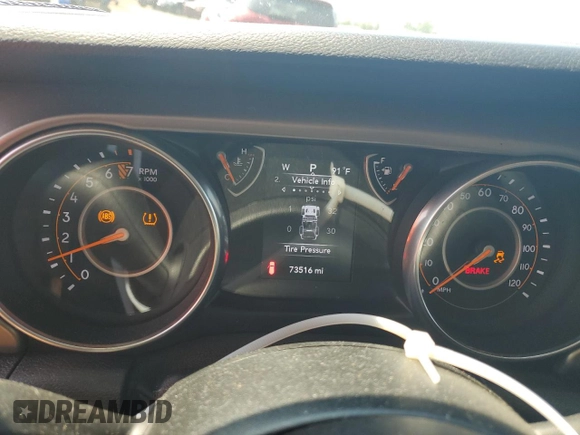 2020 Jeep Wrangler Unlimited Willys z VIN 1C4HJXDG1LW265611, wystawiony jako Copart lot #67928914 z przebiegiem 73 516 mil mil oraz Szkoda całkowita • Salvage title. Historia ofert i sprzedaży dostępna na DreamBid. Obrazek 9.