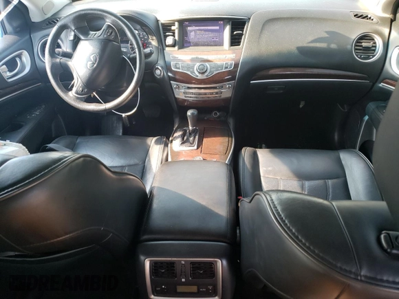 2013 Infiniti JX35 with VIN 5N1AL0MM9DC313959, listed as a Copart auction lot 64999564 with 183,465 mi miles and Salvage Title. Bid and sale history available at carsss.com. Image 8.