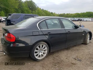 2007 BMW 3 Series 335xi with VIN WBAVD53537AV14019, listed as a Copart auction lot 44991495 with 0 mi miles and Clean Title. Bid and sale history available at carsss.com. Image 3.