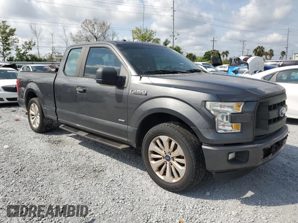 2016 Ford F-150 XL with VIN 1FTEX1CP1GFD12884, listed as a Copart auction lot 50345345 with 194,286 mi miles and Clean Title. Bid and sale history available at carsss.com. Image 4.