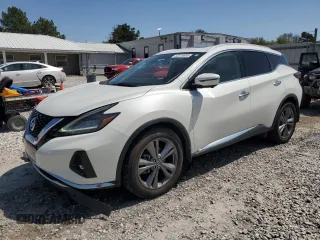 2020 Nissan Murano Platinum z VIN 5N1AZ2DS3LN112604, wystawiony jako Copart lot #52316885 z przebiegiem 79 151 mil mil oraz Szkoda całkowita • Salvage title. Historia ofert i sprzedaży dostępna na DreamBid. Obrazek 1.