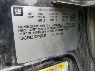 2012 Buick LaCrosse Premium 2 with VIN 1G4GF5E31CF163234, listed as a Copart auction lot 54696485 with 143,616 mi miles and Non repairable. Bid and sale history available at DreamBid. Image 12.