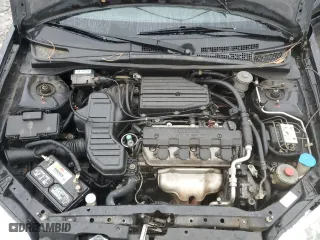 2001 Honda Civic EX with VIN 1HGEM22981L074169, listed as a Copart auction lot 43056235 with 203,508 mi miles and Salvage Title. Bid and sale history available at carsss.com. Image 11.