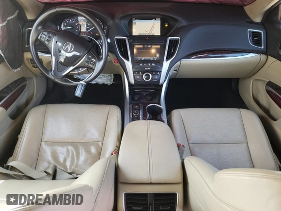 2017 Acura TLX V6 w/Advance Pkg with VIN 19UUB2F76HA001656, listed as a Copart auction lot 88309395 with 89,838 mi miles and Salvage title. Bid and sale history available at DreamBid. Image 8.
