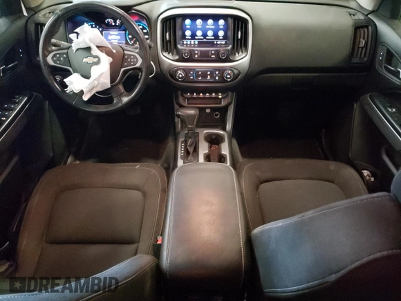 2020 Chevrolet Colorado 4WD LT with VIN 1GCGTCEN2L1202736, listed as a Copart auction lot 52137005 with 49,260 mi miles and Salvage title. Bid and sale history available at DreamBid. Image 8.