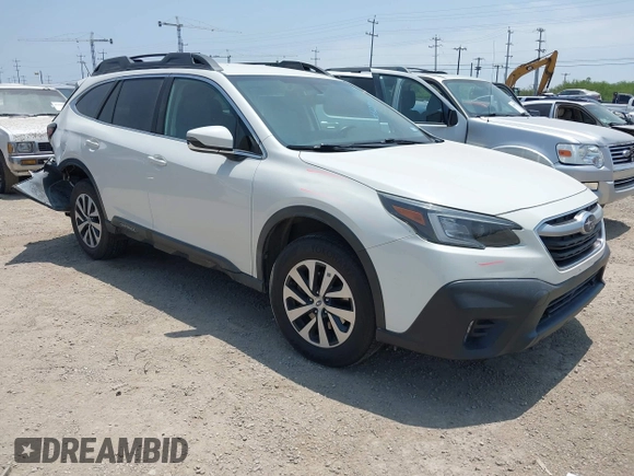 2020 Subaru Outback Premium with VIN 4S4BTACC7L3195766, listed as a IAAI auction lot 42299015 with 82,260 mi miles and . Bid and sale history available at DreamBid. Image 1.