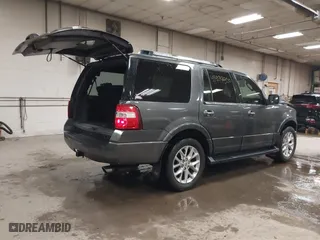 2017 Ford Expedition Limited with VIN 1FMJU2ATXHEA22174, listed as a IAAI auction lot 41499350 with 116,135 mi miles. Bid and sale history available at carsss.com. Image 4.