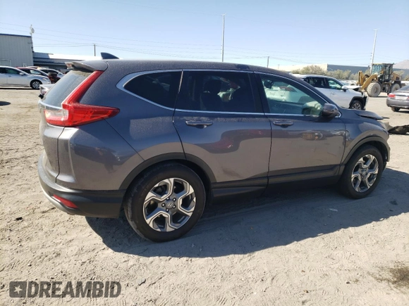 2017 Honda CR-V EX-L with VIN 7FARW1H82HE013842, listed as a Copart auction lot 76129104 with 152,639 mi miles and Salvage Title. Bid and sale history available at carsss.com. Image 3.