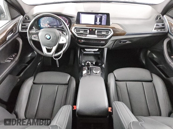 2024 BMW X3 sDrive30i with VIN 5UX43DP00R9V06246, listed as a Copart auction lot 52829265 with 42,320 mi miles and Clean Title. Bid and sale history available at DreamBid. Image 8.