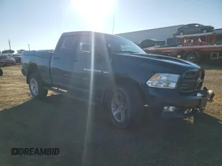 2012 Ram 1500 Sport with VIN 1C6RD7HT5CS273356, listed as a Copart auction lot 82867324 with 131,364 mi miles and Salvage title. Bid and sale history available at DreamBid. Image 4.