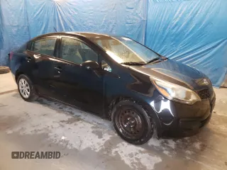 2013 Kia Rio LX with VIN KNADM4A31D6127488, listed as a Copart auction lot 51660205 with 77,357 mi miles and Salvage Title. Bid and sale history available at carsss.com. Image 4.