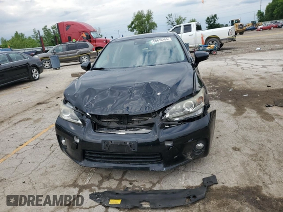2011 Lexus CT 200h with VIN JTHKD5BH0B2026049, listed as a Copart auction lot 58810165 with 149,339 mi miles and Salvage title. Bid and sale history available at DreamBid. Image 5.