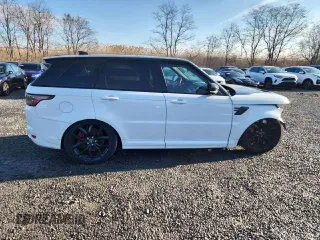 2022 Land Rover Range Rover Sport SVR with VIN SALWZ2RE8NA799997, listed as a Copart auction lot 44576385 with 50,379 mi miles and Salvage Title. Bid and sale history available at DreamBid. Image 14.