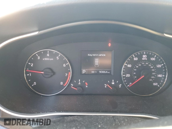 2015 Kia Cadenza Premium with VIN KNALN4D77F5173374, listed as a Copart auction lot 89330105 with 90,864 mi miles and Salvage Title. Bid and sale history available at carsss.com. Image 9.