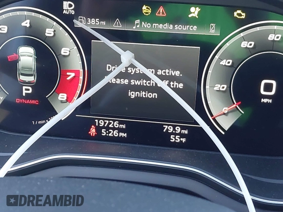 2021 Audi A4 S line Premium Plus with VIN WAUEAAF4XMA038044, listed as a IAAI auction lot 41354276 with 19,726 mi miles and . Bid and sale history available at DreamBid. Image 16.