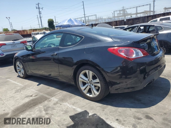 2011 Hyundai Genesis Coupe Grand Touring with VIN KMHHU6KH3BU043705, listed as a Copart auction lot 62675195 with 160,780 mi miles and Clean title. Bid and sale history available at DreamBid. Image 2.