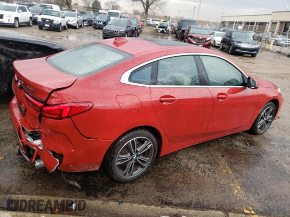 2022 BMW 2 Series 228i xDrive with VIN WBA73AK00N7K51850, listed as a Copart auction lot 43288793 with 7,940 mi miles. Bid and sale history available at carsss.com. Image 3.