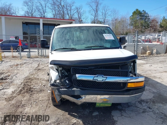 2018 Chevrolet Express Cargo Van with VIN 1GCWGAFG6J1906956, listed as a IAAI auction lot 41391624 with 87,038 mi miles. Bid and sale history available at carsss.com. Image 6.