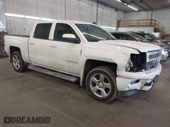 2015 Chevrolet Silverado 1500 LT with VIN 3GCUKRECXFG199274, listed as a IAAI auction lot 41843965 with 134,383 mi miles and . Bid and sale history available at DreamBid. Image 1.