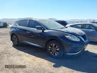 2015 Nissan Murano S z VIN 5N1AZ2MH4FN288408, wystawiony jako IAAI lot #41694520 z przebiegiem 104 546 mil mil oraz . Historia ofert i sprzedaży dostępna na DreamBid. Obrazek 1.