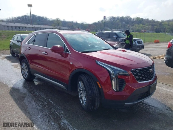 2019 Cadillac XT4 FWD Premium Luxury with VIN 1GYFZCR45KF125884, listed as a IAAI auction lot 41905282 with 68,470 mi miles. Bid and sale history available at carsss.com. Image 1.