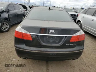 2009 Hyundai Genesis with VIN KMHGC46F69U051965, listed as a Copart auction lot 75108944 with 191,701 mi miles and Clean Title. Bid and sale history available at carsss.com. Image 6.