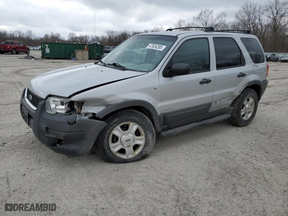 2002 Ford Escape XLT Choice with VIN 1FMYU03152KC59338, listed as a Copart auction lot 47924295 with 117,556 mi miles and Salvage Title. Bid and sale history available at carsss.com. Image 1.