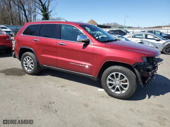 2015 Jeep Grand Cherokee Limited with VIN 1C4RJFBG2FC894480, listed as a Copart auction lot 49581645 with 160,381 mi miles and Salvage Title. Bid and sale history available at carsss.com. Image 4.
