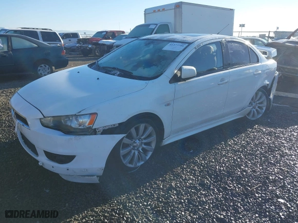 2009 Mitsubishi Lancer GTS with VIN JA3AU86W29U027238, listed as a IAAI auction lot 41377746 with 1 miles. Bid and sale history available at carsss.com. Image 20.