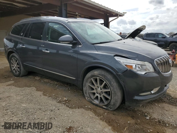 2014 Buick Enclave Leather with VIN 5GAKRBKD9EJ118996, listed as a Copart auction lot 49839445 with 210,477 mi miles and Salvage Title. Bid and sale history available at DreamBid. Image 4.