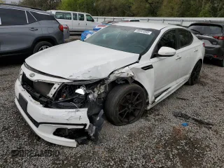 2015 Kia Optima LX with VIN KNAGM4A77F5555249, listed as a Copart auction lot 48341055 with 143,028 mi miles and Non Repairable. Bid and sale history available at carsss.com. Image 1.