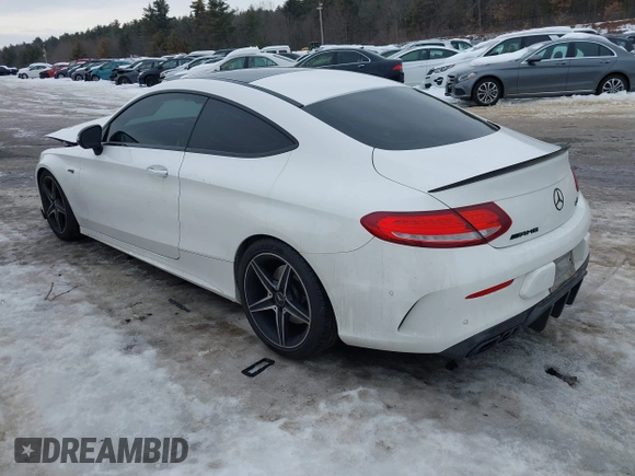 2017 Mercedes-Benz C 43 AMG with VIN WDDWJ6EB3HF436957, listed as a IAAI auction lot 41652591 with 50,916 mi miles and . Bid and sale history available at carsss.com. Image 3.