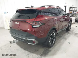 2024 Kia Sportage Plug-In Hybrid X-Line Prestige with VIN KNDPZDDH1R7144009, listed as a IAAI auction lot 41252639 with 2,620 mi miles. Bid and sale history available at carsss.com. Image 4.