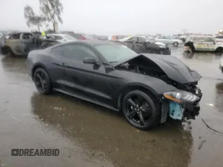 2021 Ford Mustang EcoBoost with VIN 1FA6P8THXM5110929, listed as a Copart auction lot 45425395 with 73,587 mi miles and Salvage Title. Bid and sale history available at carsss.com. Image 4.