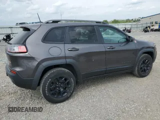 2020 Jeep Cherokee Trailhawk Elite with VIN 1C4PJMBNXLD549505, listed as a Copart auction lot 53468925 with 88,991 mi miles and Salvage title. Bid and sale history available at DreamBid. Image 3.