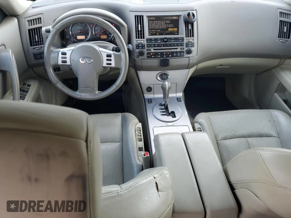 2005 Infiniti FX35 with VIN JNRAS08U25X109760, listed as a Copart auction lot 51894775 with 234,179 mi miles and Salvage Title. Bid and sale history available at carsss.com. Image 8.