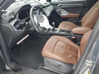 2021 Audi Q3 Premium with VIN WA1AUCF32M1130433, listed as a Copart auction lot 44853145 with 18,694 mi miles and Clean Title. Bid and sale history available at carsss.com. Image 7.