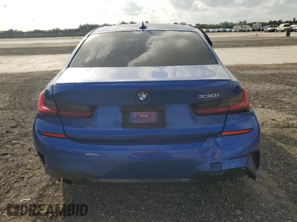 2022 BMW 3 Series 330i with VIN 3MW5R1J03N8C34546, listed as a Copart auction lot 47879495 with 44,025 mi miles and Salvage Title. Bid and sale history available at carsss.com. Image 6.