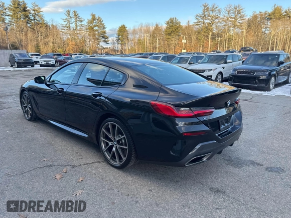 2020 BMW 8 Series M850i with VIN WBAGV8C08LBP48642, listed as a IAAI auction lot 41346377 with 141,651 mi miles. Bid and sale history available at carsss.com. Image 3.