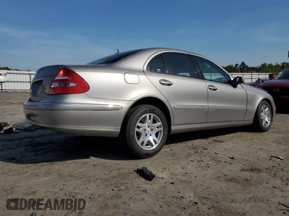 2003 Mercedes-Benz E 320 with VIN WDBUF65J83X110115, listed as a Copart auction lot 55139715 with Not Provided miles and Salvage Title. Bid and sale history available at DreamBid. Image 3.