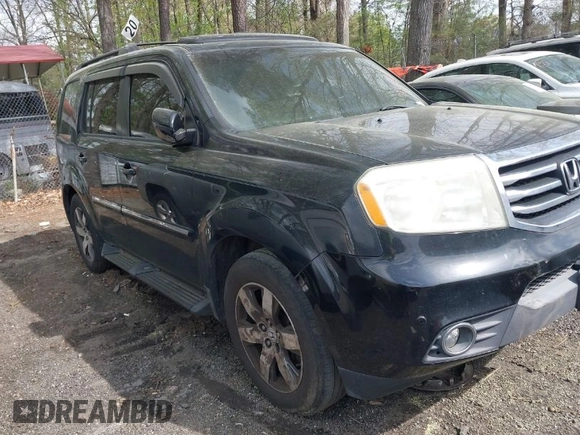 2012 Honda Pilot Touring with VIN 5FNYF4H92CB051260, listed as a IAAI auction lot 41906802 with 256,691 mi miles. Bid and sale history available at carsss.com. Image 1.