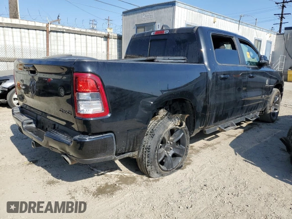 2023 Ram 1500 Big Horn with VIN 1C6SRFFM3PN520774, listed as a Copart auction lot 64585325 with Not provided miles and Salvage title. Bid and sale history available at DreamBid. Image 3.