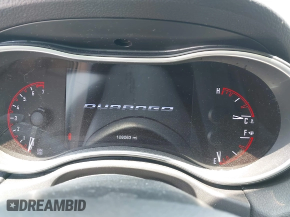 2019 Dodge Durango SXT Plus с VIN 1C4RDJAG1KC586559, выставлен на аукционе IAAI как лот 42469177 с пробегом 108 063 миль миль и . История ставок и продаж доступна на DreamBid. Изображение 7.